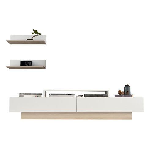 Orren Ellis Pritts TV Stand for TVs up to 75" & Reviews Wayfair Canada